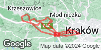Track GPS Objazd trasy maratonu krakowskiego